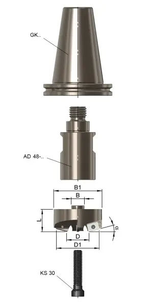Product image 2 of the product “ER 50-15-4 45 ”