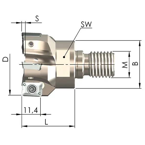 Product image 2 of the product “ESF-28-M12-77-3 ”