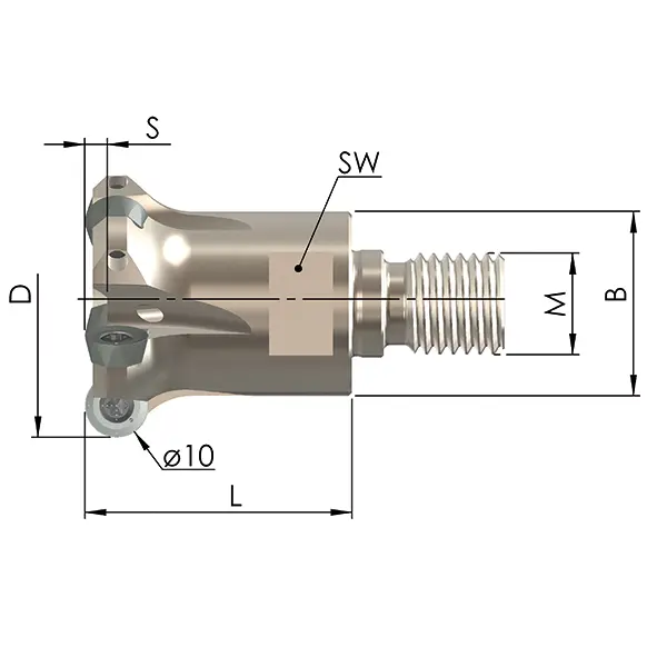 Product image 2 of the product “KEF-25-32-M12-510-2 ”