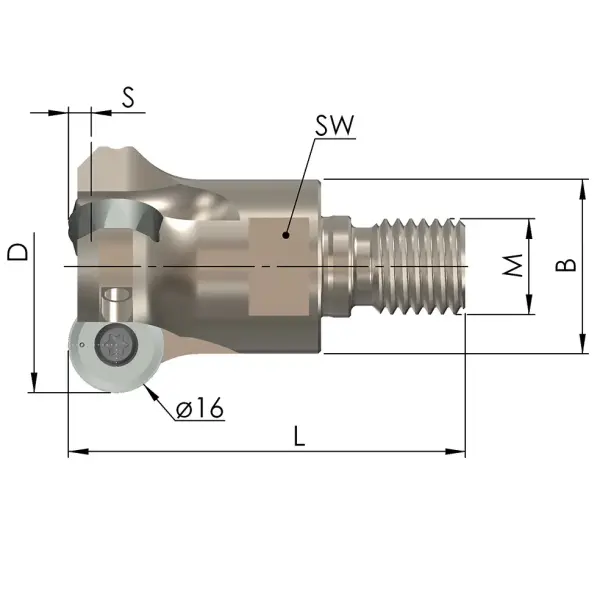 Product image 2 of the product “KEF-32-42-M16-516-2 ”