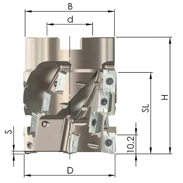 Product image 2 of the product “VZF 40-35-75-3 KD16 ”